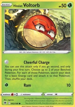 Hisuian Voltorb⁣ - Astral Radiance⁣ (Common)⁣ [002]