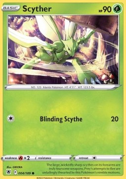 Scyther⁣ - Astral Radiance⁣ (Common)⁣ [004]