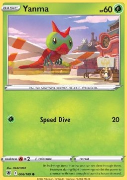 Yanma⁣ - Astral Radiance⁣ (Common)⁣ [006]