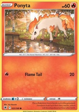 Ponyta⁣ - Astral Radiance⁣ (Common)⁣ [021]