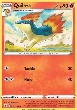 Quilava⁣ - Astral Radiance⁣ (Uncommon)⁣ [024]