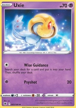 Uxie⁣ - Astral Radiance⁣ (Uncommon)⁣ [065]