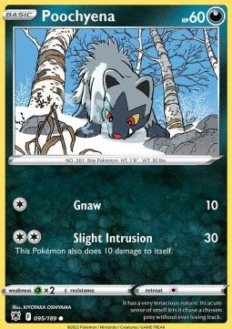 Poochyena⁣ - Astral Radiance⁣ (Common)⁣ [095]