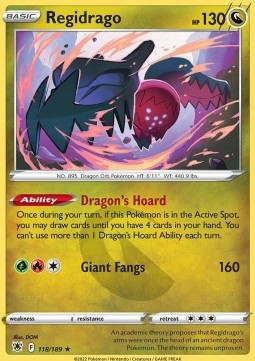 Regidrago⁣ - Astral Radiance⁣ (Rare)⁣ [118]