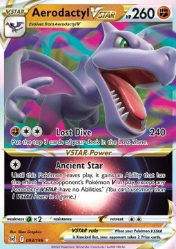 Aerodactyl VSTAR⁣ - Lost Origin⁣ (Ultra Rare)⁣ [093]