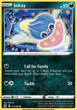 Inkay⁣ - Lost Origin⁣ (Common)⁣ [121]