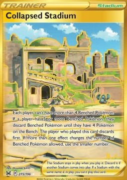 Collapsed Stadium⁣ - Lost Origin⁣ (Secret Rare)⁣ [215]