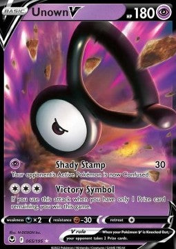 Unown V⁣ - Silver Tempest⁣ (Ultra Rare)⁣ [065]