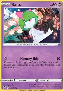 Ralts⁣ - Silver Tempest⁣ (Common)⁣ [067]