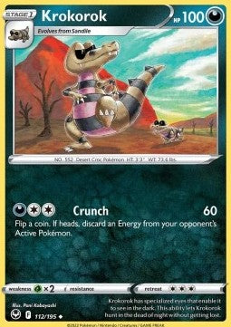 Krokorok⁣ - Silver Tempest⁣ (Uncommon)⁣ [112]