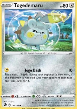 Togedemaru⁣ - Silver Tempest⁣ (Common)⁣ [127]