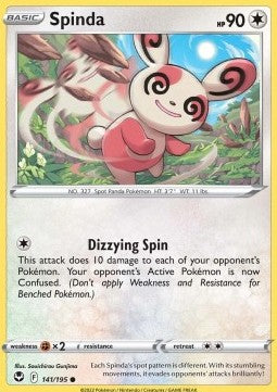 Spinda⁣ - Silver Tempest⁣ (Common)⁣ [141]