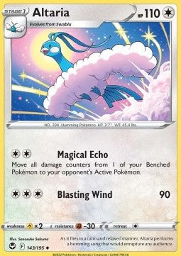 Altaria⁣ - Silver Tempest⁣ (Uncommon)⁣ [143]