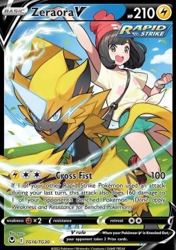 Zeraora V⁣ - Silver Tempest⁣ (Ultra Rare)⁣ [TG16]