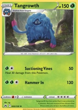 Tangrowth⁣ - Crown Zenith⁣ (Rare)⁣ [005]