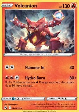 Volcanion⁣ - Crown Zenith⁣ (Holo Rare)⁣ [026]
