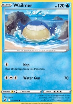 Wailmer⁣ - Crown Zenith⁣ (Common)⁣ [031]