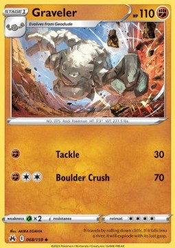 Graveler⁣ - Crown Zenith⁣ (Uncommon)⁣ [068]