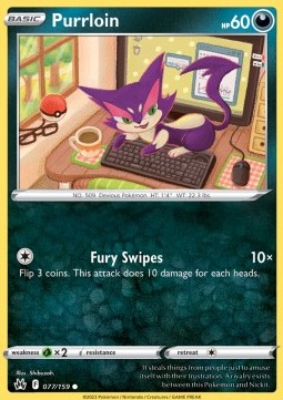 Purrloin⁣ - Crown Zenith⁣ (Common)⁣ [077]