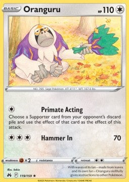Oranguru⁣ - Crown Zenith⁣ (Rare)⁣ [119]