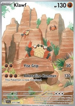 Klawf⁣ - Scarlet & Violet⁣ (Illustration Rare)⁣ [217]