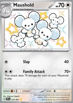 Maushold⁣ - Paldean Fates⁣ (Shiny Rare)⁣ [210]