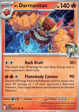 N's Darmanitan⁣ - Journey Together⁣ (Uncommon)⁣ [027]