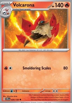 Volcarona⁣ - Journey Together⁣ (Uncommon)⁣ [029]