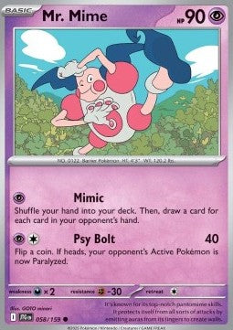 Mr. Mime⁣ - Journey Together⁣ (Common)⁣ [058]