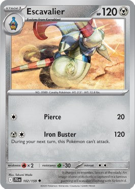 Escavalier⁣ - Journey Together⁣ (Uncommon)⁣ [102]