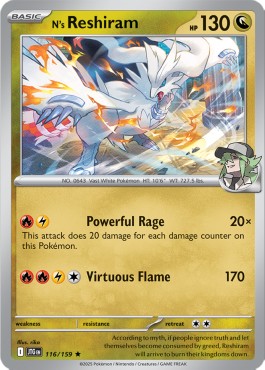N's Reshiram⁣ - Journey Together⁣ (Rare)⁣ [116]