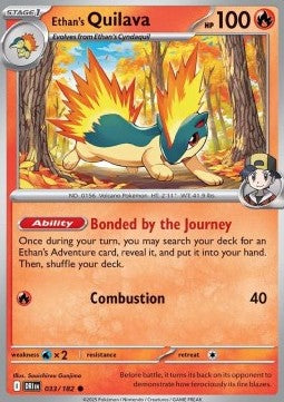 Ethan's Quilava⁣ - Destined Rivals⁣ (Common)⁣ [033]