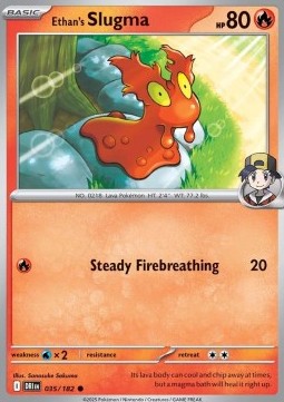 Ethan's Slugma⁣ - Destined Rivals⁣ (Common)⁣ [035]