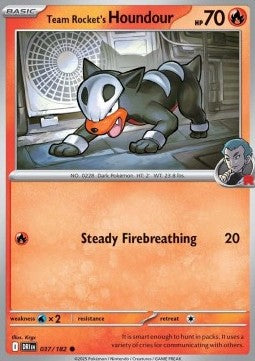 Team Rocket's Houndour⁣ - Destined Rivals⁣ (Common)⁣ [037]