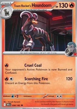 Team Rocket's Houndoom⁣ - Destined Rivals⁣ (Uncommon)⁣ [038]