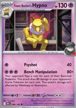 Team Rocket's Hypno⁣ - Destined Rivals⁣ (Uncommon)⁣ [080]