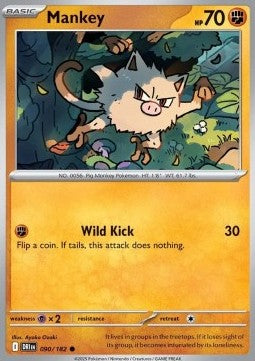 Mankey⁣ - Destined Rivals⁣ (Common)⁣ [090]