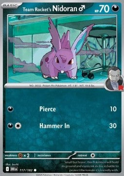 Team Rocket's Nidoran [M]⁣ - Destined Rivals⁣ (Common)⁣ [117]