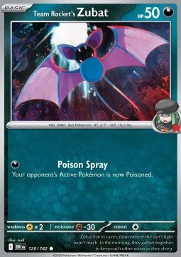 Team Rocket's Zubat⁣ - Destined Rivals⁣ (Common)⁣ [120]