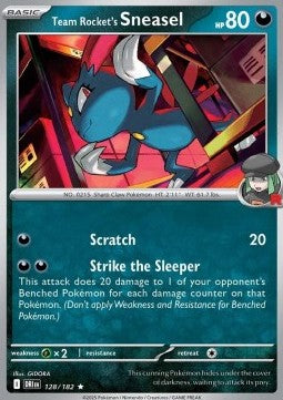 Team Rocket's Sneasel⁣ - Destined Rivals⁣ (Rare)⁣ [128]