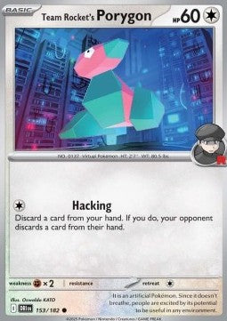 Team Rocket's Porygon⁣ - Destined Rivals⁣ (Common)⁣ [153]