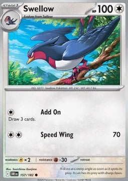 Swellow⁣ - Destined Rivals⁣ (Common)⁣ [157]