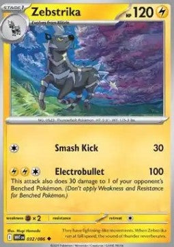 Zebstrika⁣ - White Flare⁣ (Uncommon)⁣ [032]