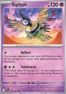 Sigilyph⁣ - White Flare⁣ (Uncommon)⁣ [038]