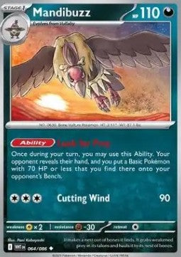 Mandibuzz⁣ - White Flare⁣ (Uncommon)⁣ [064]