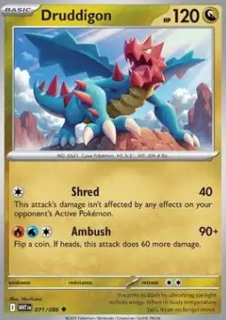 Druddigon⁣ - White Flare⁣ (Uncommon)⁣ [071]