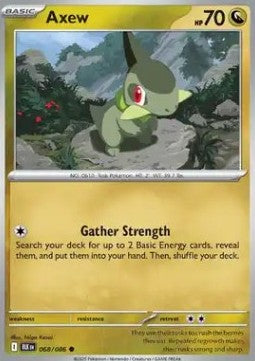 Axew⁣ - Black Bolt⁣ (Common)⁣ [068]