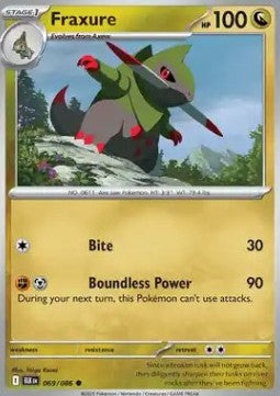 Fraxure⁣ - Black Bolt⁣ (Common)⁣ [069]