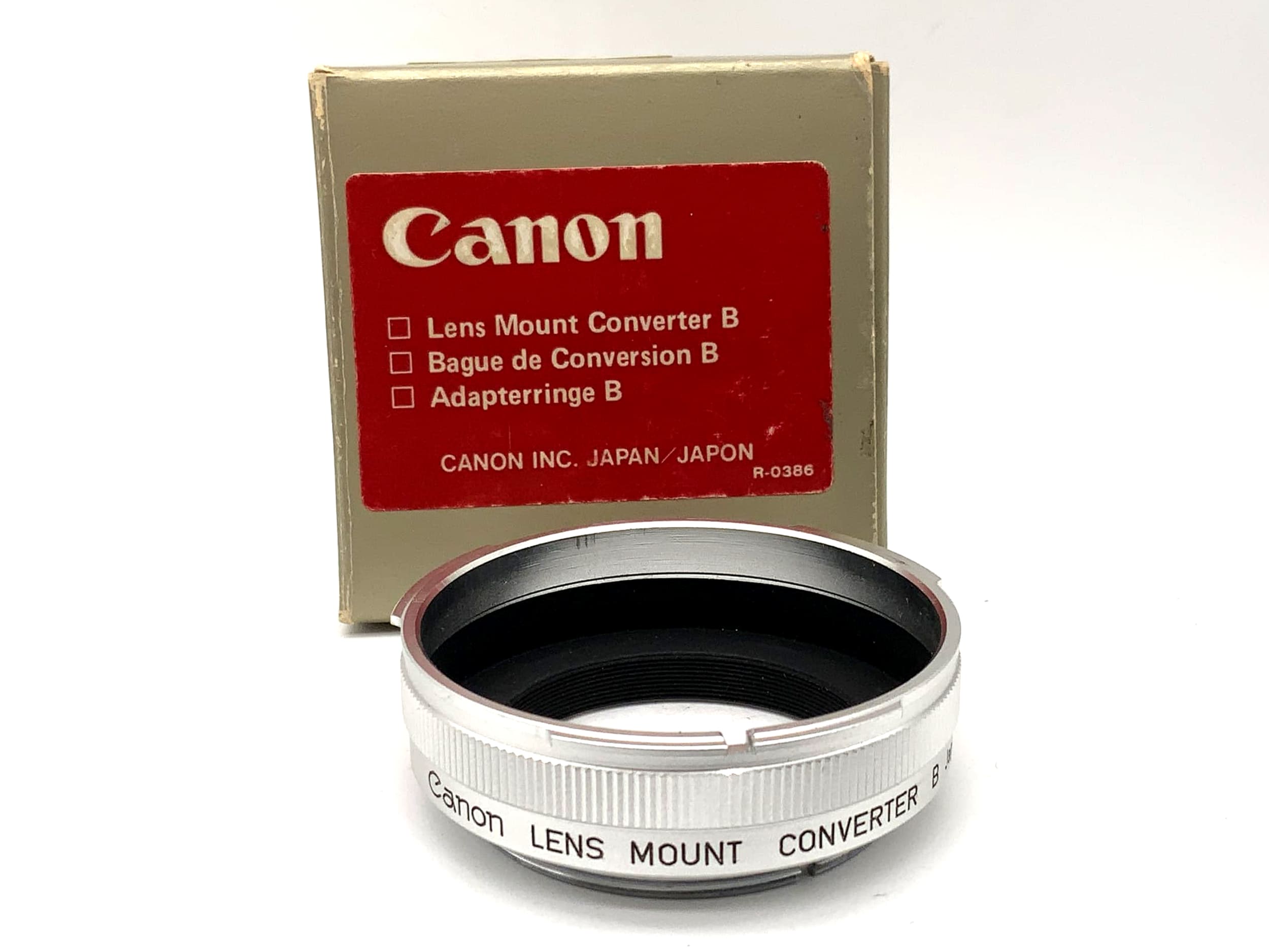Canon B Objektivadapter in OVP Adapter (Canon FD -> M39)