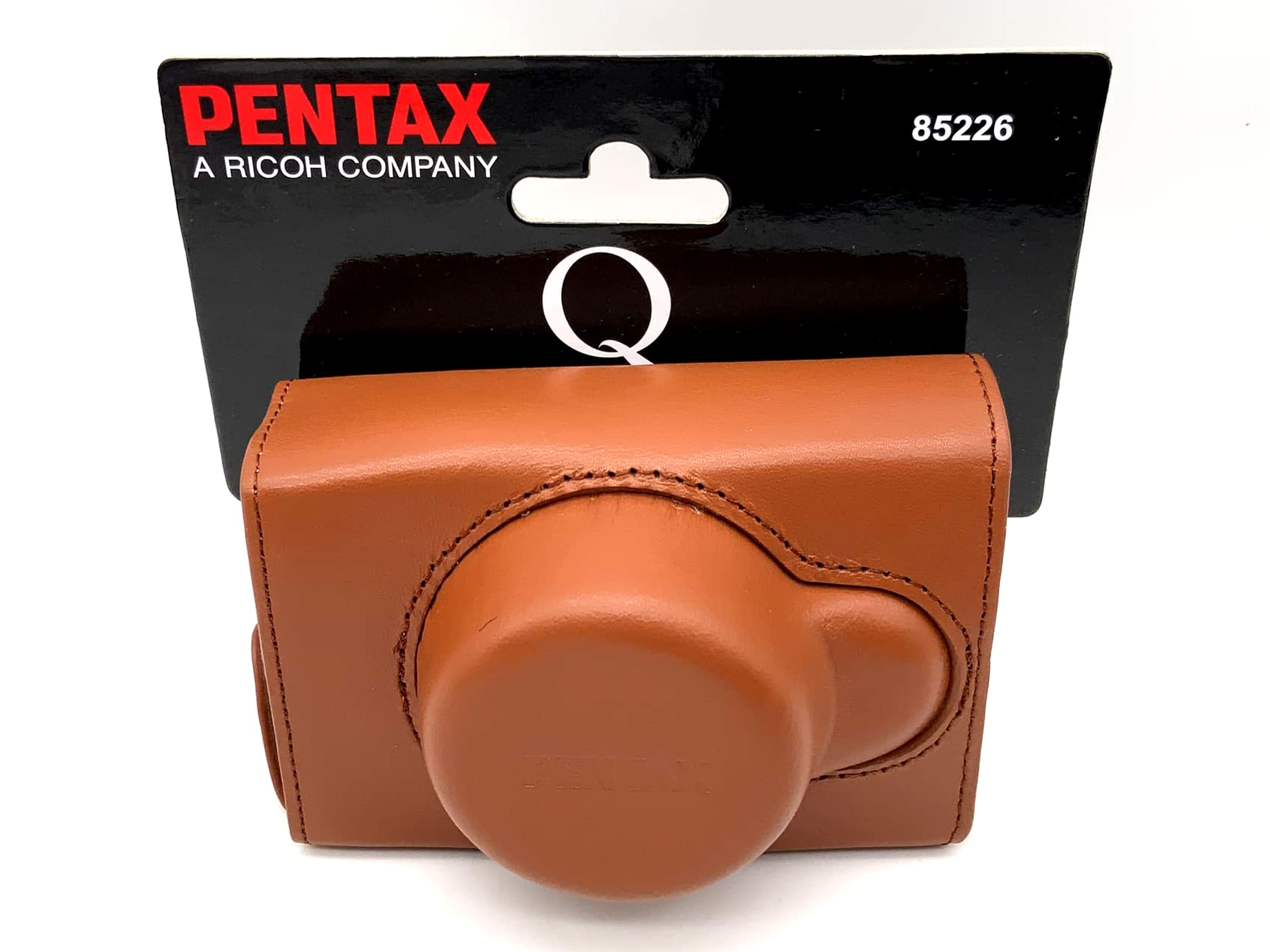 Étui Pentax Ever-Ready Case Q en cuir vintage marron 85226